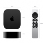 Thiết bị giải trí đa phương tiện Apple TV 4K Wi‑Fi + Ethernet 128GB Chính hãng Black