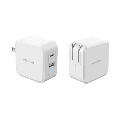 Củ sạc Innostyle GAN ZENI 65W cho iPhone, iPad, Tablet, Smartphone, Macbook IC65-2PDWHI