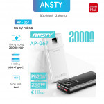 Pin sạc DP Ansty 10.000mAh USB/USB-C sạc nhanh Ap-066