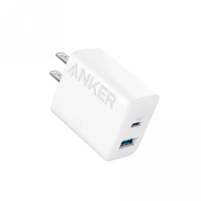 Bộ sạc nhanh 20W USB/USB-C to Type-C Anker 312 1C1A Ultra-Fast Charging B2348 White