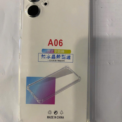 ỐP Lưng Samsung A06 dẻo trong chống sốc WHITE