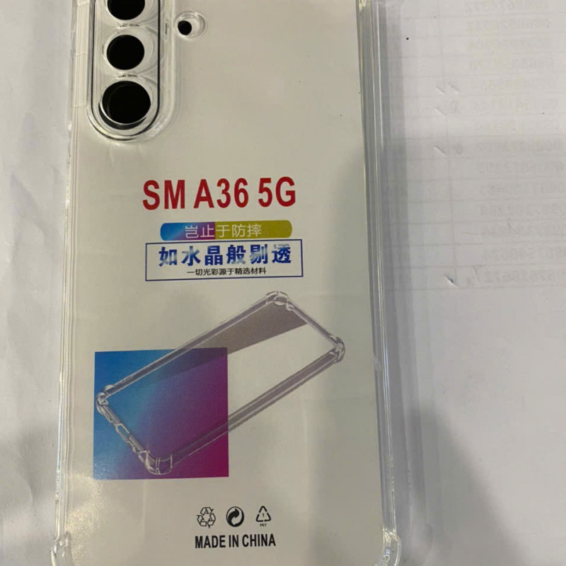 ỐP Lưng Samsung A36 5G dẻo trong chống sốc WHITE