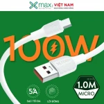 Cáp sạc nhanh USB to Micro Xmax XXM03 White (KG)